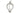 Antique Silver Engraved Button Hook Pendant