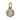Antique 15ct Gold Old-Mine Cut Diamond Charm, Platinum Claw Settings