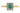 Art Deco 18ct Gold Emerald Diamond Cluster Ring, 0.40ct Emerald