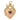 Antique 9ct Gold Ruby Pearl Locket, Ribbon Motif