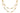 46" Antique French 18ct Gold Fancy Long Guard Chain, 17.4g