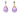 Victorian 9ct Gold Amethyst Briolette Pear Earrings