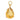 18ct Gold Citrine Pear Shape Pendant, 5.45ct
